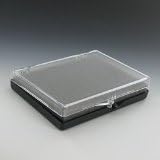 SHOP AWARDS AND GIFTS Large Plastic Hinged Medal Box, Size 3-1/2 x 4-5/8 x 1/2 Inch - Pack of 100