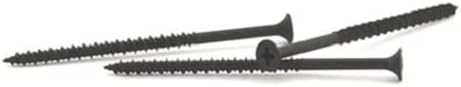 #8 x 3' Hi-Low Drywall Screws/Phillips/Bugle Head/Steel/Black Phos / 2,000 Pc. Carton