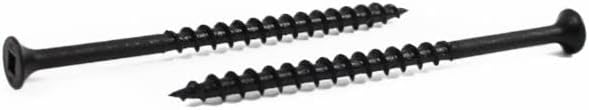 #10 x 3' Coarse Drywall Screws/Square/Bugle Head/Steel/Black Phos / 1,000 Pc. Carton