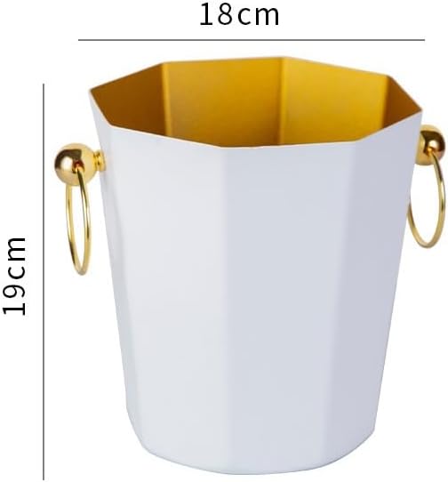 Ice Container Ice Bucket For Party, Stainless Steel Ice Bucket, Wine Cooling Bucket, Beer Champagne Cocktail Ice Bucket Ice Buckets for Parties(B)