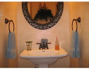Moen Brantford Oil-Rubbed Bronze Two-Handle Low-Arc Traditional Centerset Bathroom Faucet with Drain Assembly, 6610ORB