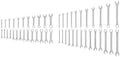 Stubby and Standard Length Combination Wrench Set, 50-Piece (1/4-3/4 in., 6-19 mm), Mfr: WCB90903-A