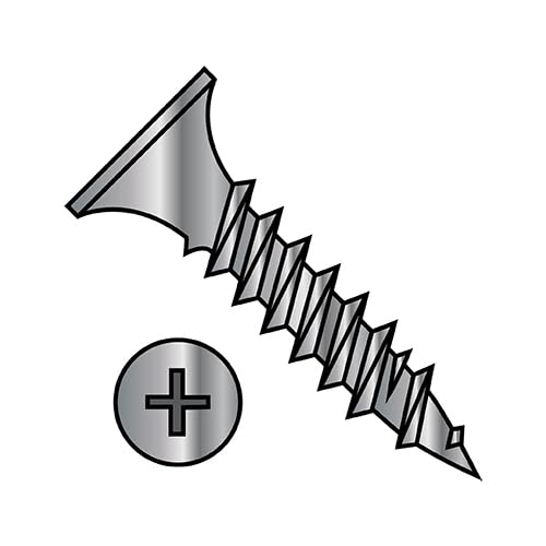 8-15X1 1/2 Phillips Bugle Head Fine Thread Drywall Screw Black Phosphate - ECS-0824YPG