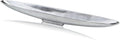Modern Day Accents 8791 Barco XXL Long Boat Tray, Cast Aluminum, Silver, Morror Shine