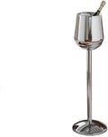 Ice Bucket Creative Vertical Floor Standing Ice Bucket Light Luxury Champagne Bucket Chill Bucket Stand Stainless Steel Ice Bucket Beverage Tub
