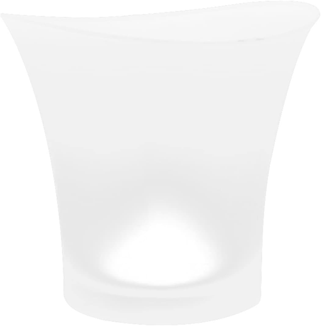 Ice Bucket Champagne Bucket 5L Colorful LED Glowing Ice Bucket KTV Bars Wine Champagne Beer Cooler Barware for Home Bar, Chilling Beer Champagne and Wine Ice Bucket Beverage Tub