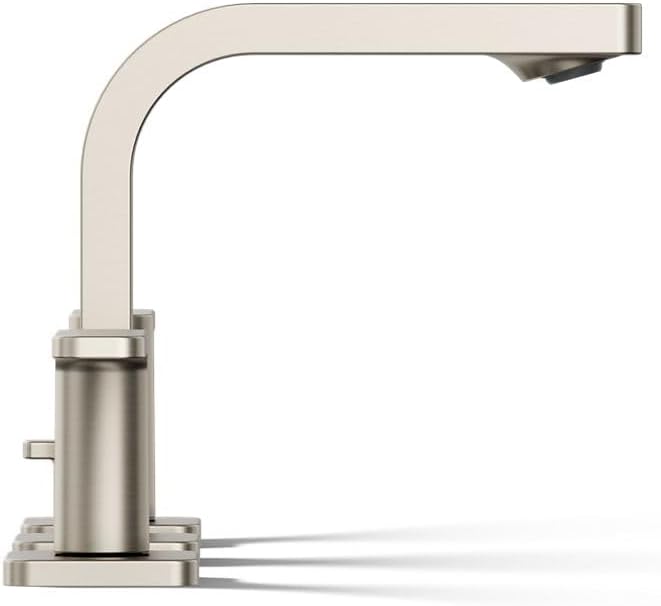 Kohler K-23484-4N-BN Parallel Widespread Bathroom Sink Faucet, .5 GPM, Lever Handles, Vibrant Brushed Nickel