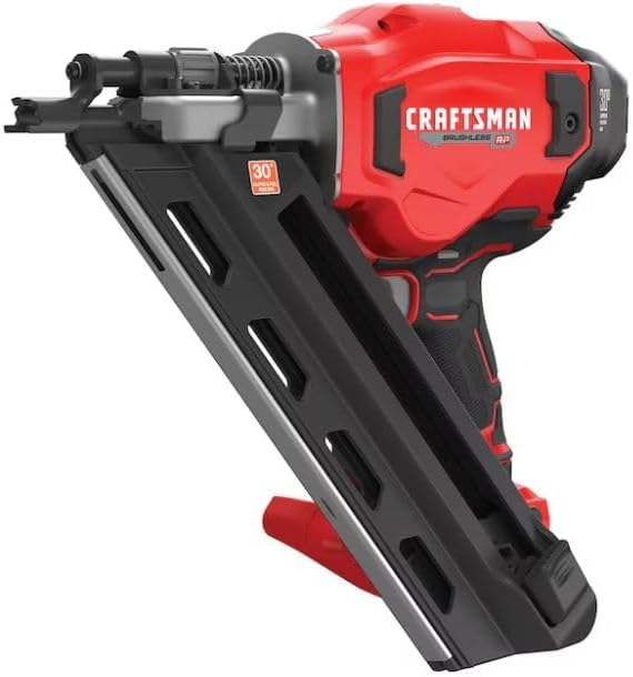 CRAFTSMEN V20 Brushless RP 3-1/4-in 30 -Degree Cordless Roundhead Framing Nailer (Battery Not Included and Charger Not Included)