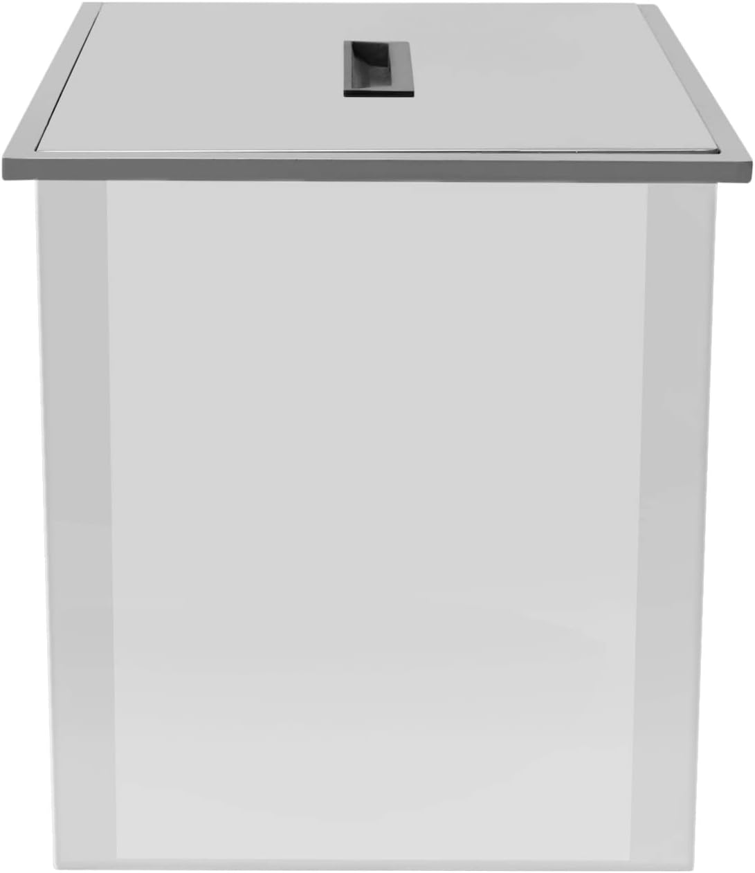 21L x 17W x 17H Inch Drop in Ice Chest with Cover, 70 Qt Commercial Stainless Steel Ice Cooler Bin, Insulated Ice Bucket Included Drain-Pipe and Drain Plug for Cold Wine Beverage