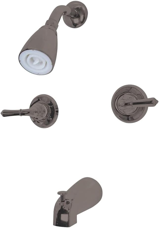 Kingston Brass KB245 Magellan Tub and Shower Faucet 2-Magellan Handles, Oil Rubbed Bronze