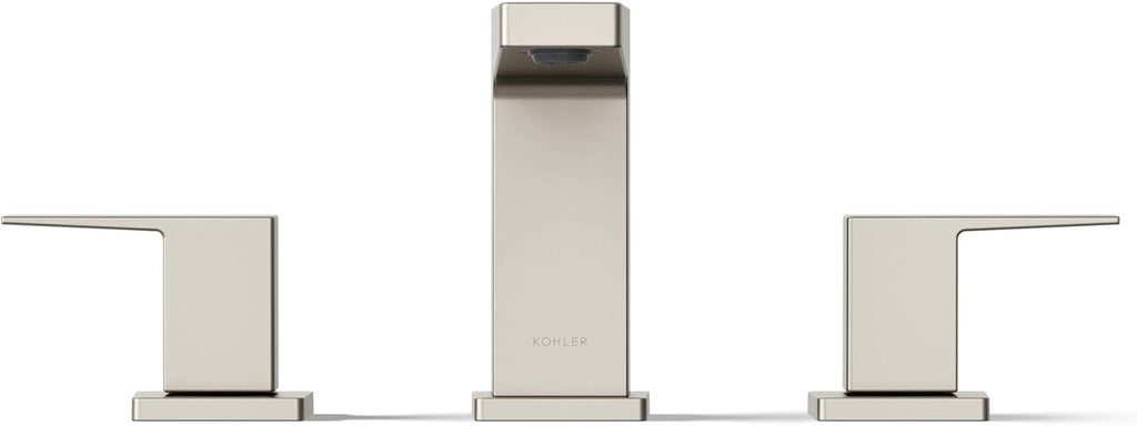 Kohler K-36786-4-BN Honesty® Widespread Bathroom Sink Faucet, Bathroom Faucets, 1.2 GPM, Vibrant Brushed Nickel