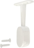 Oval Closet Rod End Hanger | Gloss White | 10 Pack