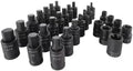 CRAFTSMEN 28 -Piece Standard (SAE) and Metric 1/2-in Drive Set 6-point Impact Socket Set