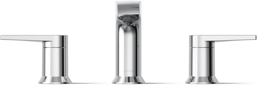 Kohler K-37893-4-CP Hint® Widespread Bathroom Sink Faucet, Bathroom Faucets, 1.2 GPM, Polished Chrome