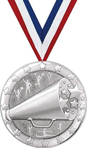 Cheer Medals - 2' Silver Cheer Team Medal Awards