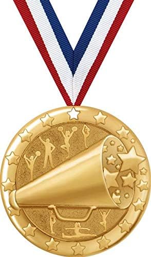 Cheer Medals - 2' Gold Cheer Team Medal Awards Prime