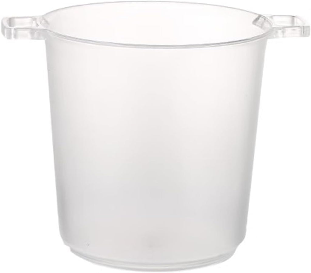 Ice Bucket Beverage Tubs for Parties Plastic Ice Bucket for Cocktail Bar Green Acrylic Wine Bucket Drink Bucket Cooler for Chiller Bin for Champagne or Beer, 8L Beverage Tub(Clear)