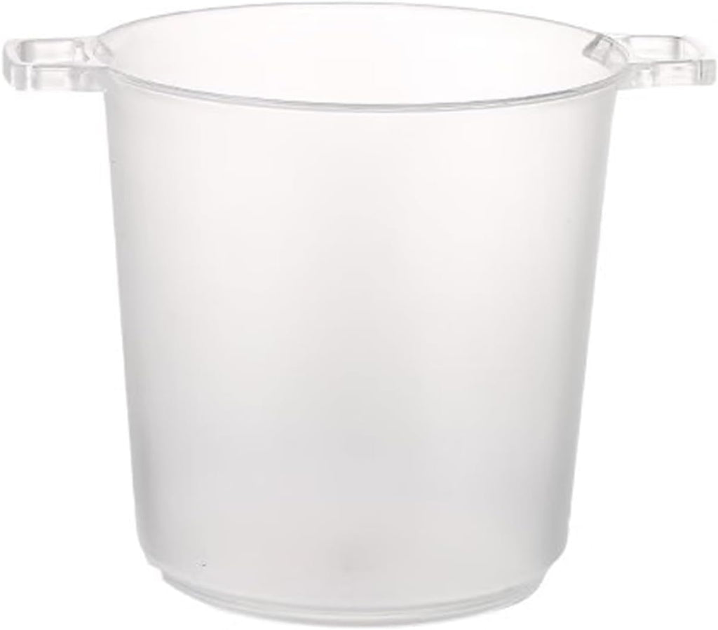 Party Ice Bucket Beverage Tubs for Parties Plastic Ice Bucket for Cocktail Bar Green Acrylic Wine Bucket Drink Bucket Cooler for Chiller Bin for Champagne or Beer, 8L Ice Bucket (Color : Clear)