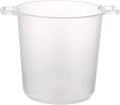 Party Ice Bucket Beverage Tubs for Parties Plastic Ice Bucket for Cocktail Bar Green Acrylic Wine Bucket Drink Bucket Cooler for Chiller Bin for Champagne or Beer, 8L Ice Bucket (Color : Clear)