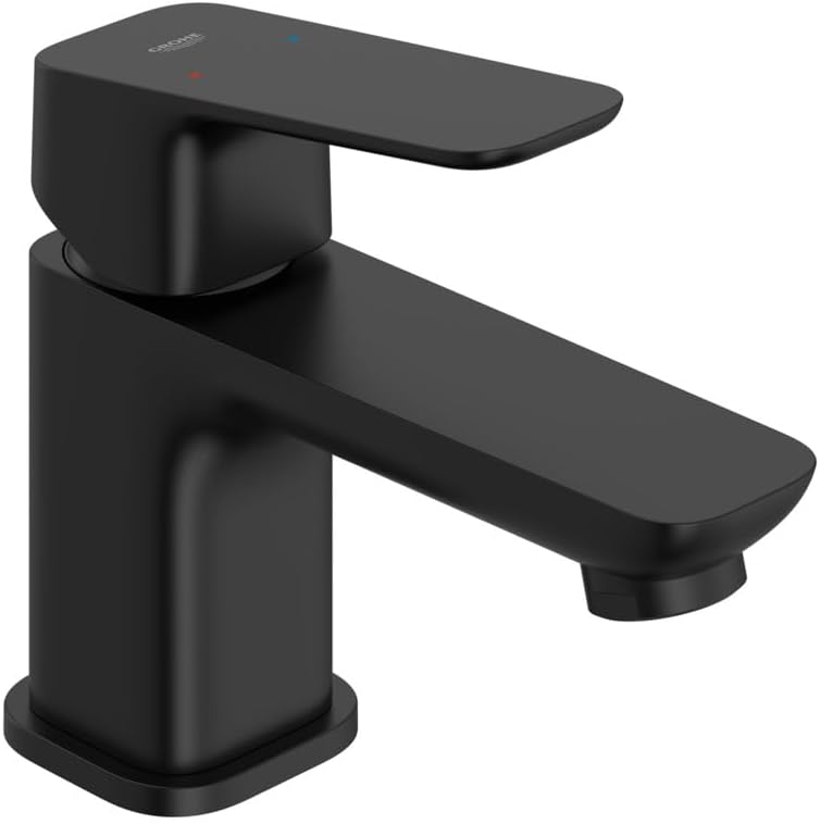 Grohe 1018972430 Cubeo Single Hole Single Handle XS-Size Bathroom Faucet, 1.2 GPM, Matte Black