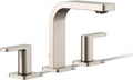 Kohler K-23484-4N-BN Parallel Widespread Bathroom Sink Faucet, .5 GPM, Lever Handles, Vibrant Brushed Nickel