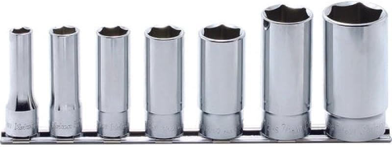 Ko-ken RS3300W/7 3/8 Sq. Dr. Socket set Whitworth 1/8-1/2 6 point 200mm 7 pieces