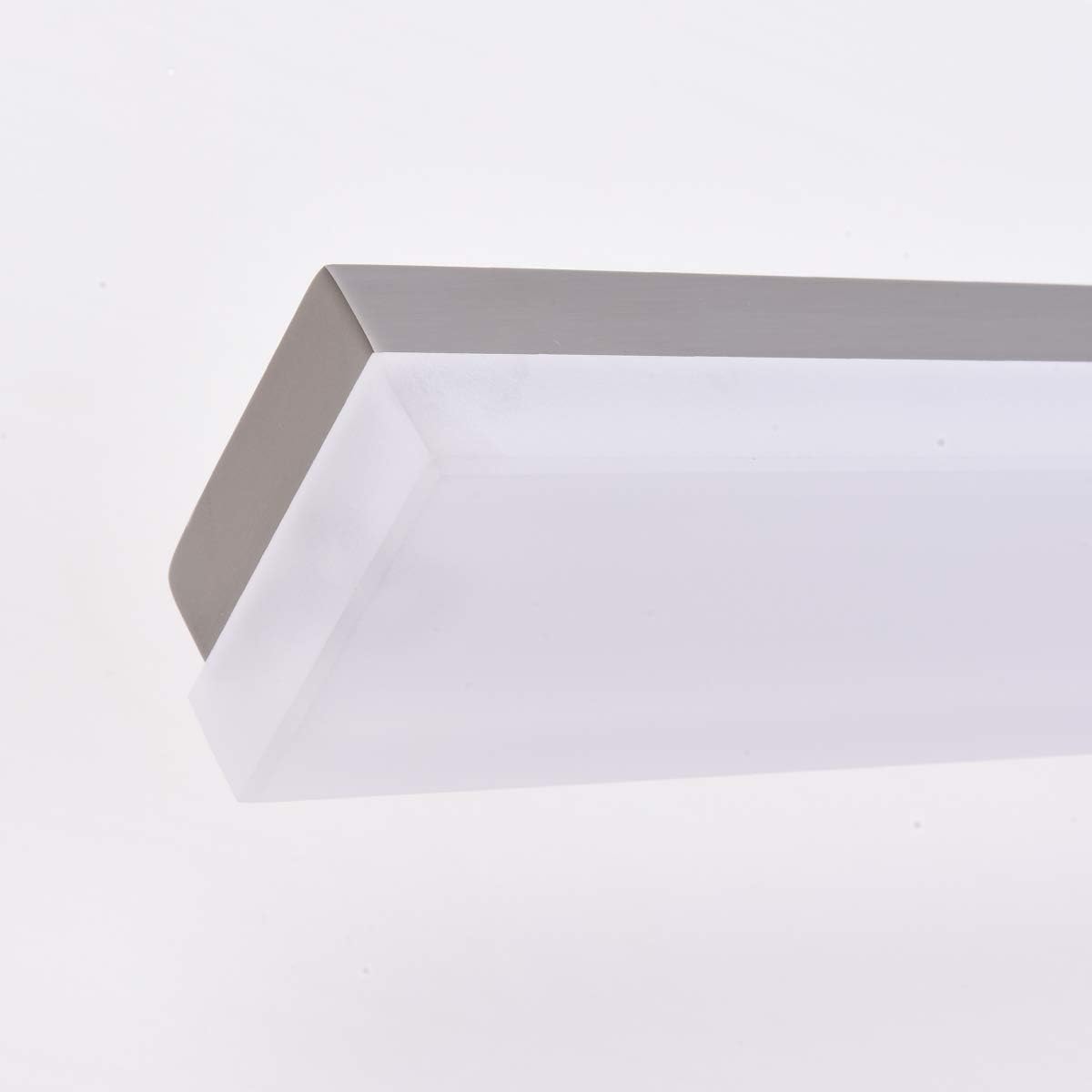 mirrea 36in Modern LED Vanity Light for Bathroom Lighting Dimmable 36w Brushed Nickel (Warm White 3000K)