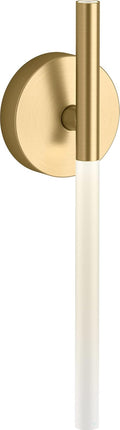 KOHLER Components LED Scone, 1 Light, Brushed Moderne Brass, 23463-SCLED-2GL