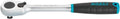 HAZET Hiper Fine-Tooth Reversible Ratchet 916HP I 0.49 Inches (1/2 Inch) Square Drive, Small Operating Angle (4 Degrees), Extremely Resilient: 737 Ft-Lbs