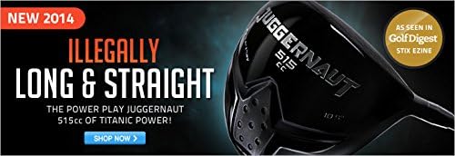 Big Tall Juggernaut Driver Extra Long XL XXL Golf Club 515cc Drivers All Black USGA Illegal Oversized Insanely Massive Huge 2015 Biggest Long Distance Driver