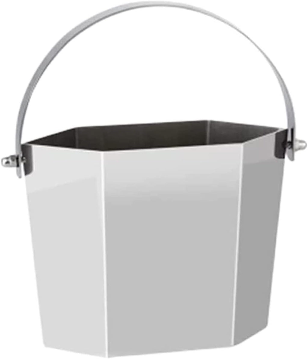 Ice Buckets for Parties Stainless Steel Portable Champagne Bucket Creative Red Wine Ice Bucket Cooler Barrel Champagne Bucket Bar Accessories(A)
