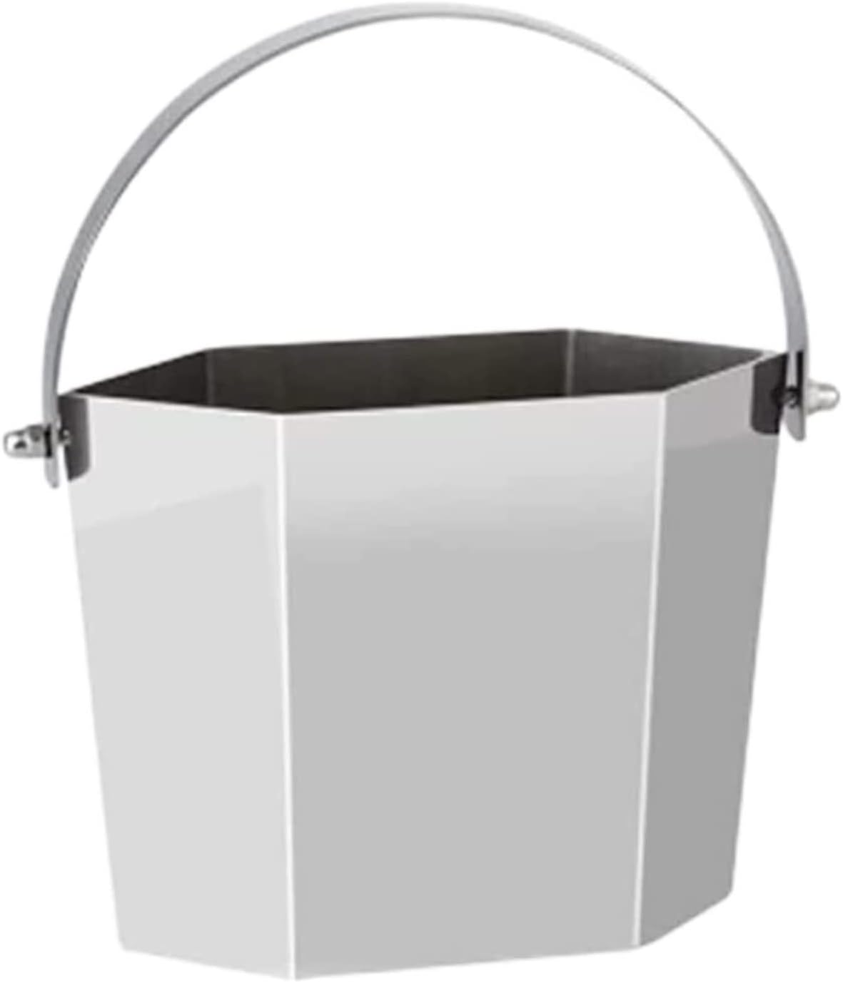 Ice Buckets for Parties Stainless Steel Portable Champagne Bucket Creative Red Wine Ice Bucket Cooler Barrel Champagne Bucket Bar Accessories(A)