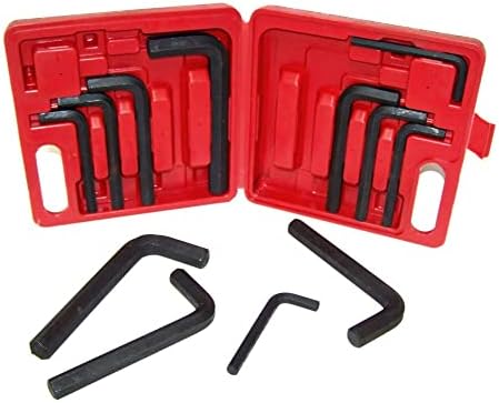 12Pieces Set JUMBO METRIC SAE Hex Keys Allen Wrenches MM Standard Large Tools,Jikkolumlukka