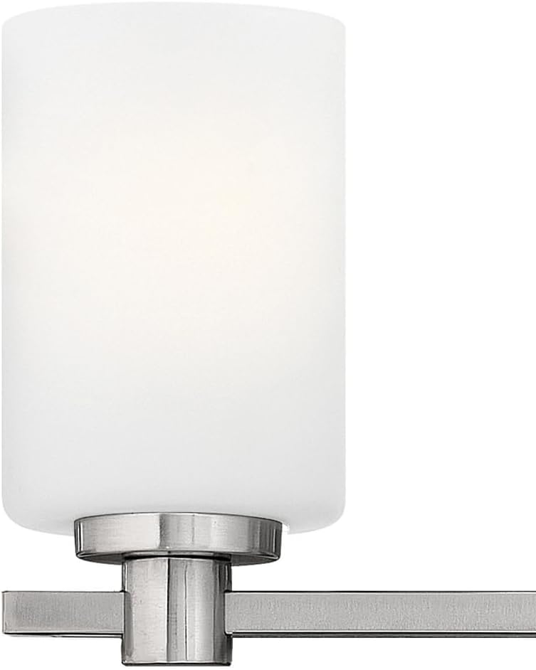 Hinkley Karlie Transitional Three Light Bathroom Vanity Fixture, Brushed Nickel