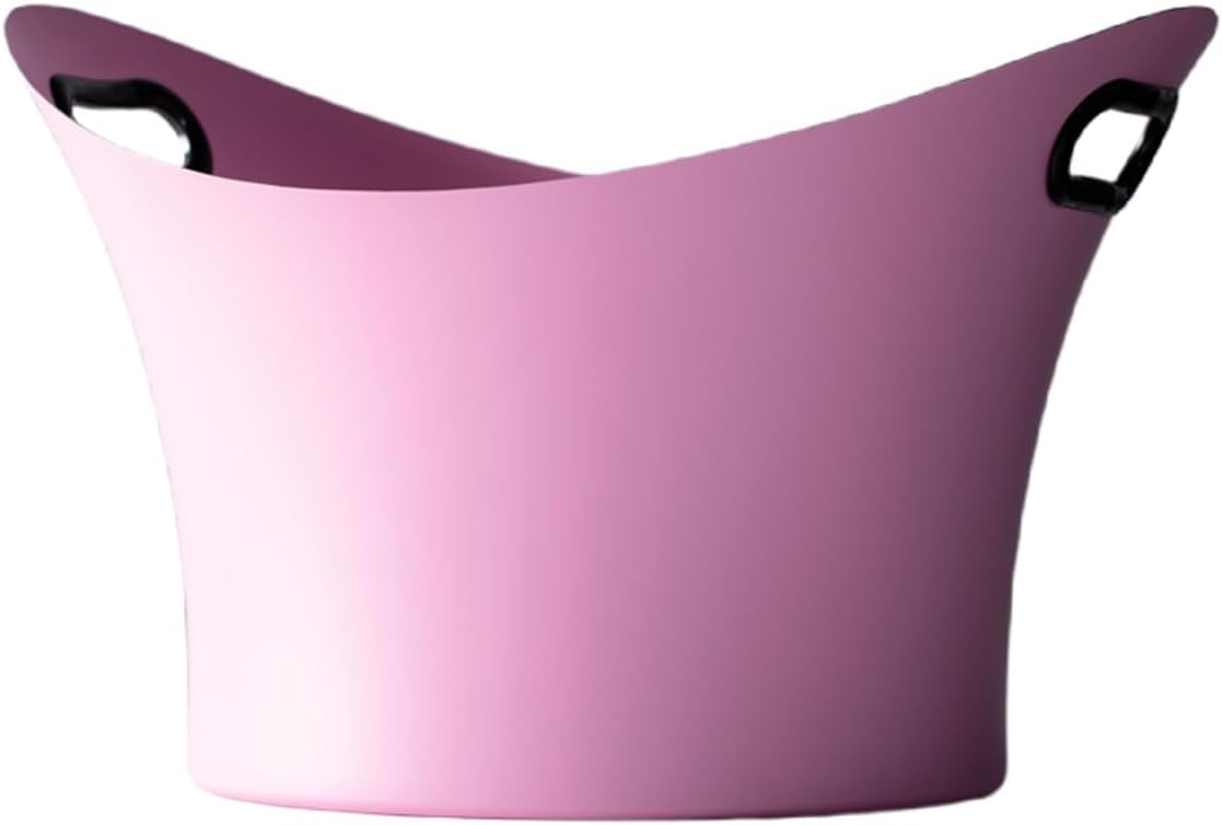 Ice Buckets for Parties, Stainless Steel Ice Bucket, Creative Champagne Bucket, Wine Bucket Chiller for Bar, Party, Camping, BBQ, Picnics(Pink)