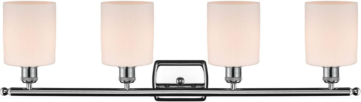 Innovations 516-4W-PC-G111 4 Light Bathroom Fixture, Polished Chrome