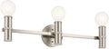 Kichler Torche 24.25 Inch 3 Light Vanity in Brushed Nickel