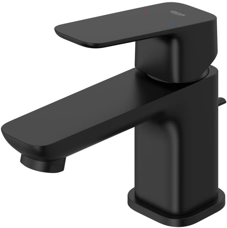 Grohe 1018972430 Cubeo Single Hole Single Handle XS-Size Bathroom Faucet, 1.2 GPM, Matte Black
