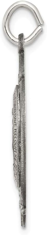 Sterling Silver Antiqued Miraculous Medal