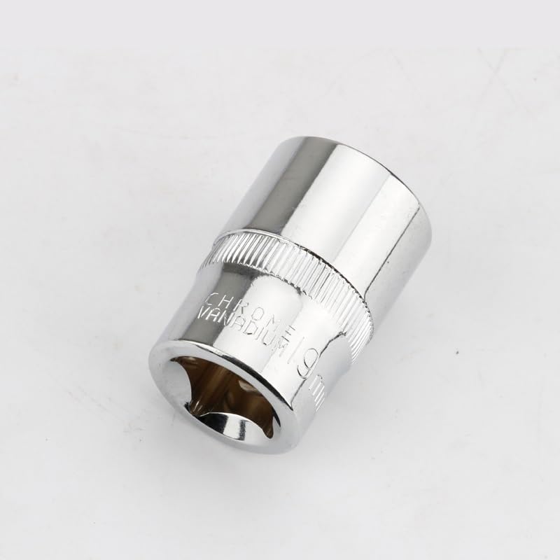 1pcs 1/2' Square Drive 12-point Socket Bit Ratchet Wrench 12pt Sockets Hand Tool Kit 12 Angles Plum Blossom Sleeve 8-32mm(8-32mm 19pcs)