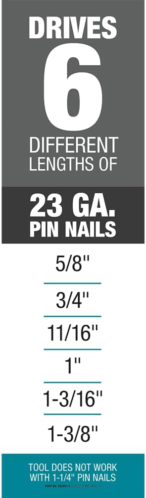 Makita XTP02Z-R 18V LXT Lithium-Ion Cordless 23 Gauge Pin Nailer (Tool Only) (Renewed)