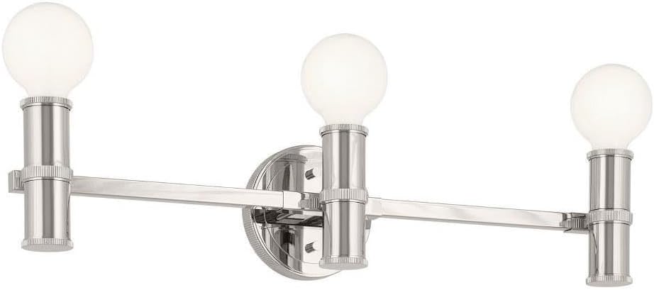 Kichler Torche 24.25 Inch 3 Light Vanity in Polished Nickel