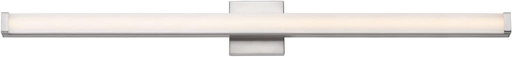 Maxim Lighting Spec Vanity 48' 1-Light Bath Vanity Light | Satin Nickel Aluminum Finish | Pmma Acrylic Shade | Contemporary Indoor Light Fixture | Ideal for Bathrooms & Powder Rooms | 52008SN