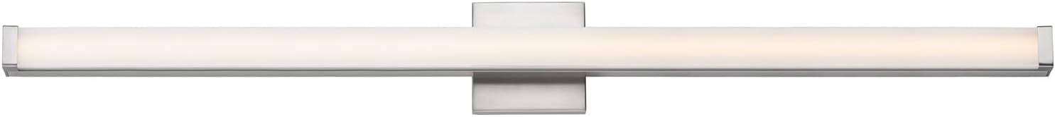 Maxim Lighting Spec Vanity 48' 1-Light Bath Vanity Light | Satin Nickel Aluminum Finish | Pmma Acrylic Shade | Contemporary Indoor Light Fixture | Ideal for Bathrooms & Powder Rooms | 52008SN