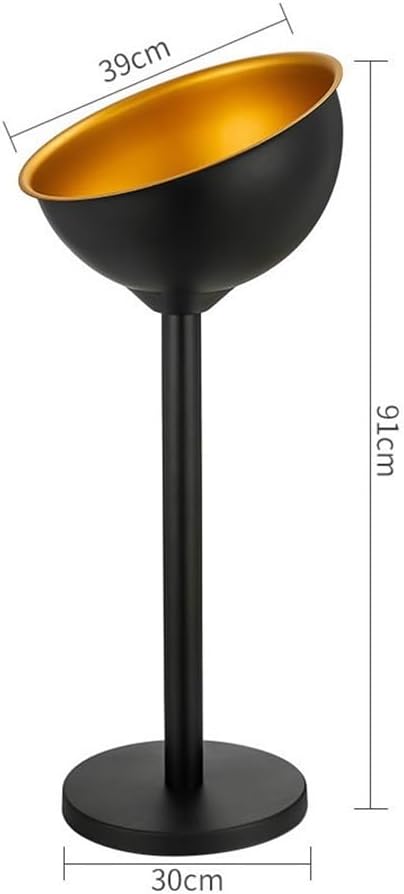 Ice Bucket Vertical Stainless Steel Champagne Bucket Thickened Outdoor Ice Wine Basin Home Party Ice Wine Bucket Bar Ice Bucket Beverage Tub(Silver)