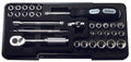 Ko-ken P2258M 1/4 Sq. Dr. Socket set 6 point Plastic Case 31 pieces