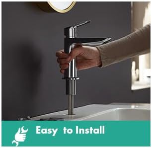 hansgrohe Logis Fine Single-Handle 1-Hole Bathroom Sink Faucet in Brushed Nickel, 71253821
