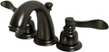 Kingston Brass KB8915NFL NuWave French Widespread Bathroom Faucet, Oil Rubbed Bronze