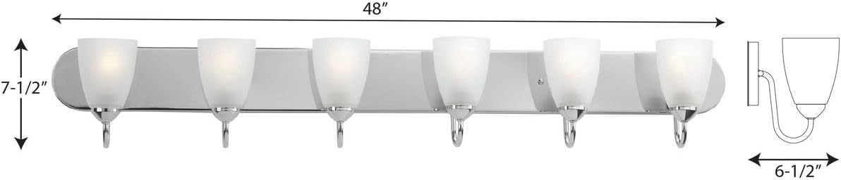 Progress Lighting P2714-15 Six-Light Bath