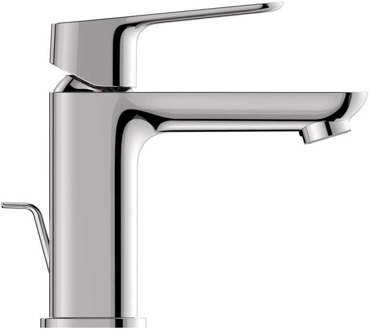Grohe 1053490000 Cubeo Single Hole Single Handle S-Size Bathroom Faucet, Cold Start, 1.2 GPM, Starlight Chrome